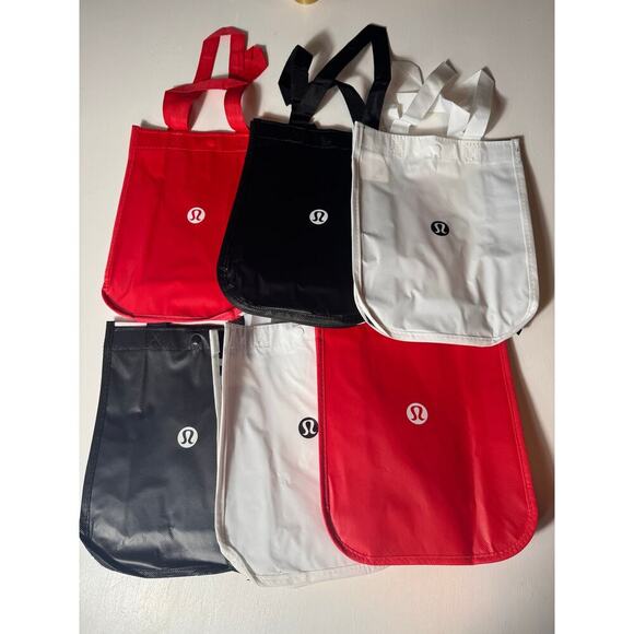 NWOT Lululemon bundle of 6 Reusable Tote Bags - Picture 1 of 7